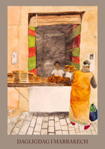 Indlæs billede til gallerivisning Dagligdag i Marrakech - Laura Tams B. Plakater 
