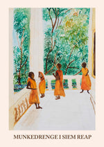 Indlæs billede til gallerivisning Munkedrenge i Siem Reap - Laura Tams B. Plakater 
