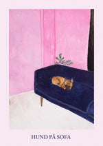 Indlæs billede til gallerivisning Hund på sofa - Laura Tams B. Plakater 
