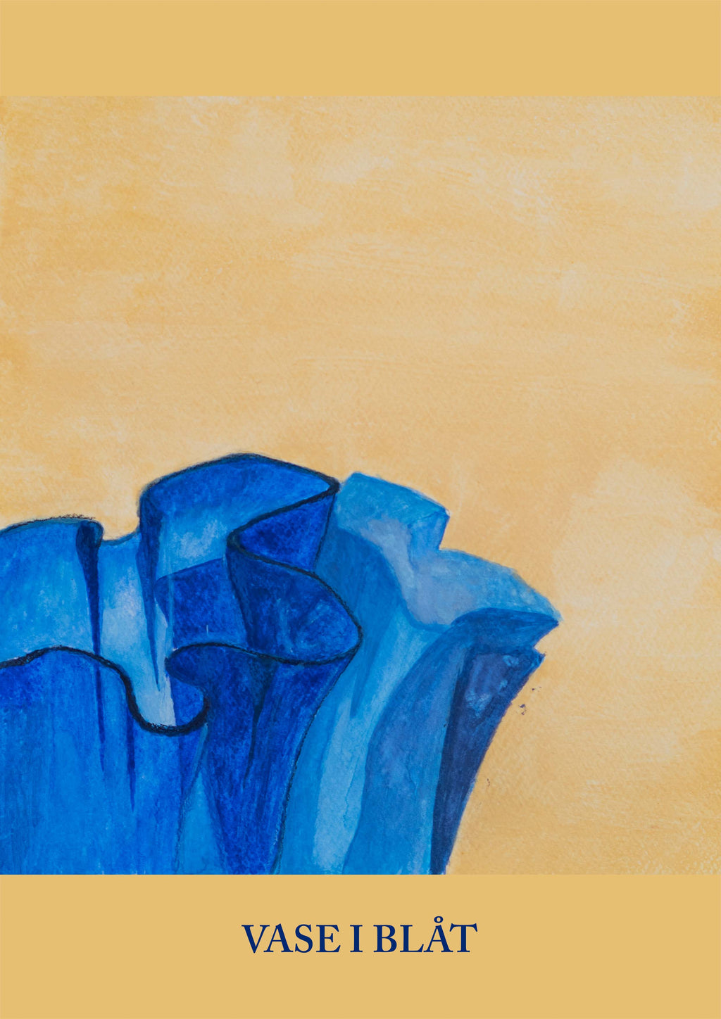 Vase i blåt - Laura Tams B. Plakater 